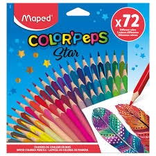Colouring Pencils - Triangular - (Maped) - x 12 Pencils