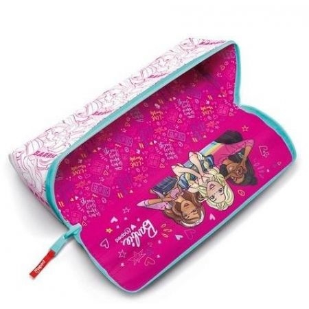 Pencil Cases - 1 Zip Barbie Pencil Case - (Maped)