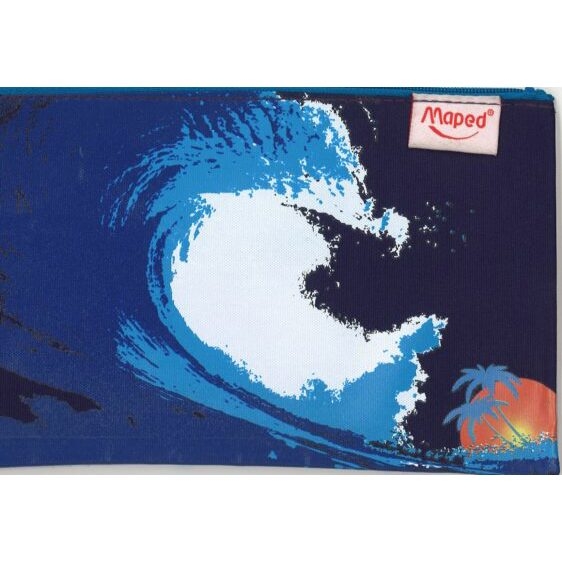 Pencil Cases - Flat 1 zip pencil case - (Maped)