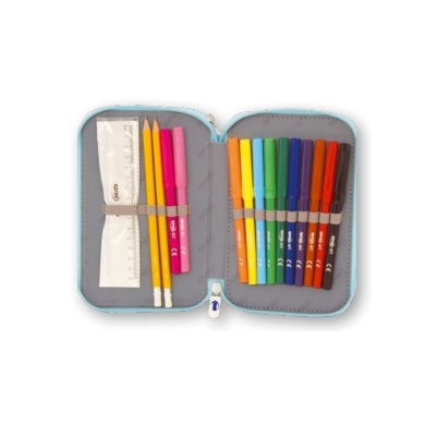 Pencil Cases - My Favourite Game is Football Filled Double Decker - (Spree)