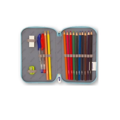 Pencil Cases - My Favourite Game is Football Filled Double Decker - (Spree)