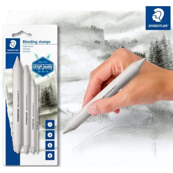 Pencils - Blending Stumps Pack of 4 - (Staedtler)