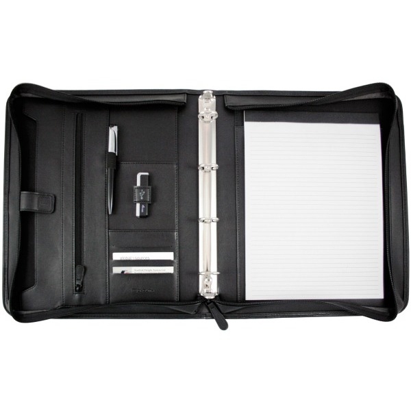 Bags - Leather Portfolio Carry Case - (Monolith)