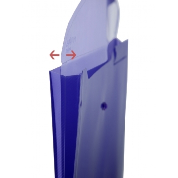 Folders - Polyfile Twin Pocket A4 Button Folder - (Snopake)