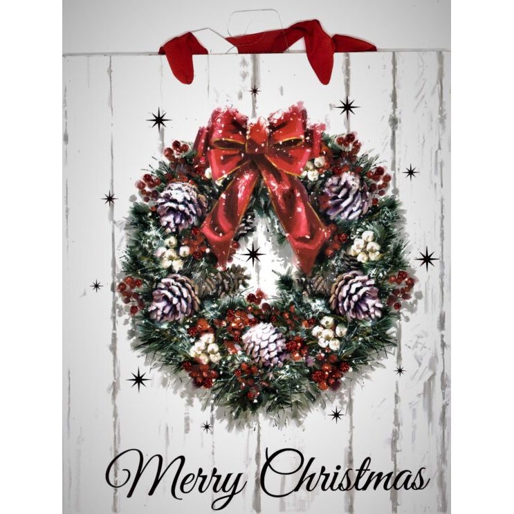 Christmas Gift Bags Small - Clairefontaine - Merry Christmas
