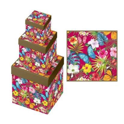 Eurowrap - 3 Pieces Gift Boxes - Large Boxes