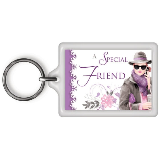 Keychains - Ages and Friend - (Sensation) - A Special Friend (Purple)