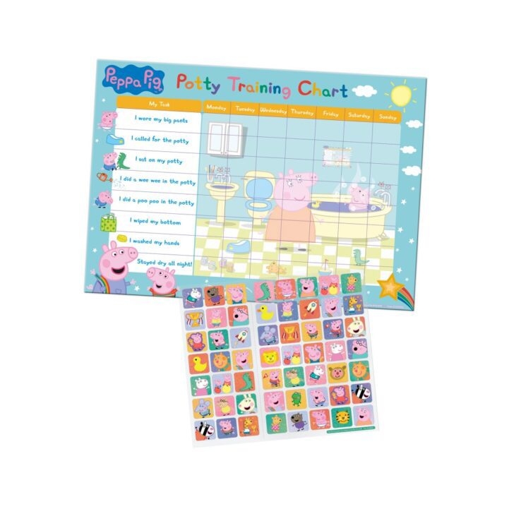 Stickers - Potty Training Charts with Reward Stickers - (Paper Projects) - Peppa Pig