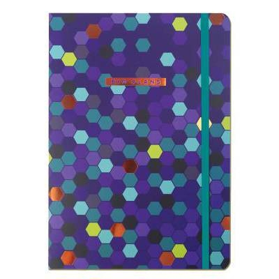 Notebooks - Diamond Patterned A5 Notebook- (Rachel Ellen)