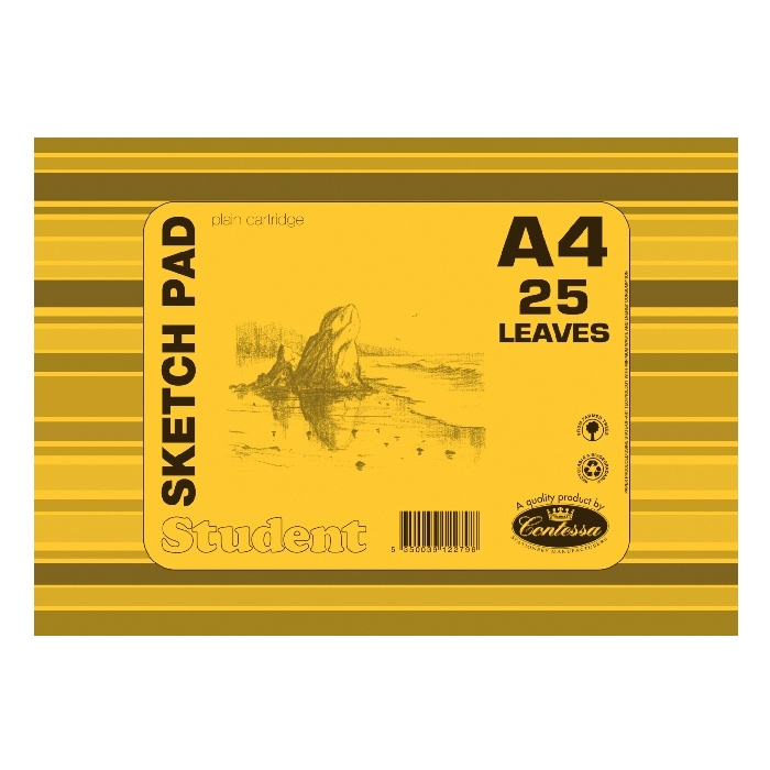 Sketchpads - Student Sketch Pad - (Contessa) - A3