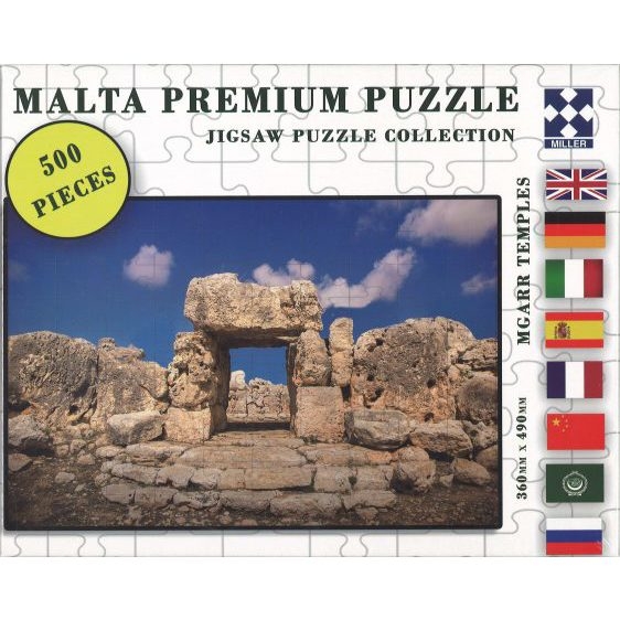 Malta Premium Puzzle - 500 Pieces - Temples