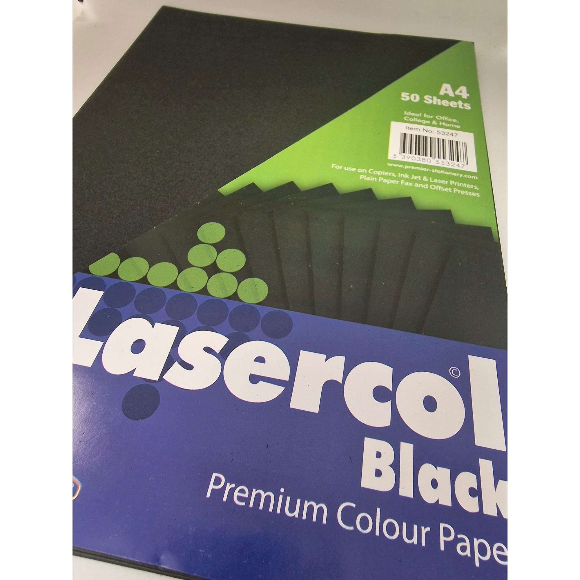 Paper - Pack of A4 Black Coloured paper 80gsm - (Premier)