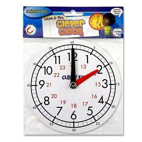 Clock - Magnetic Clock - (Clever Kidz)