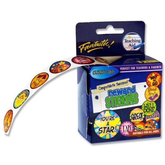 Reward Stickers - Roll of 200 Reward Stickers - (Clever Kidz)