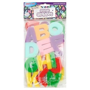 Crafts - Sponge Alphabet A to Z - (Crafty Bitz)