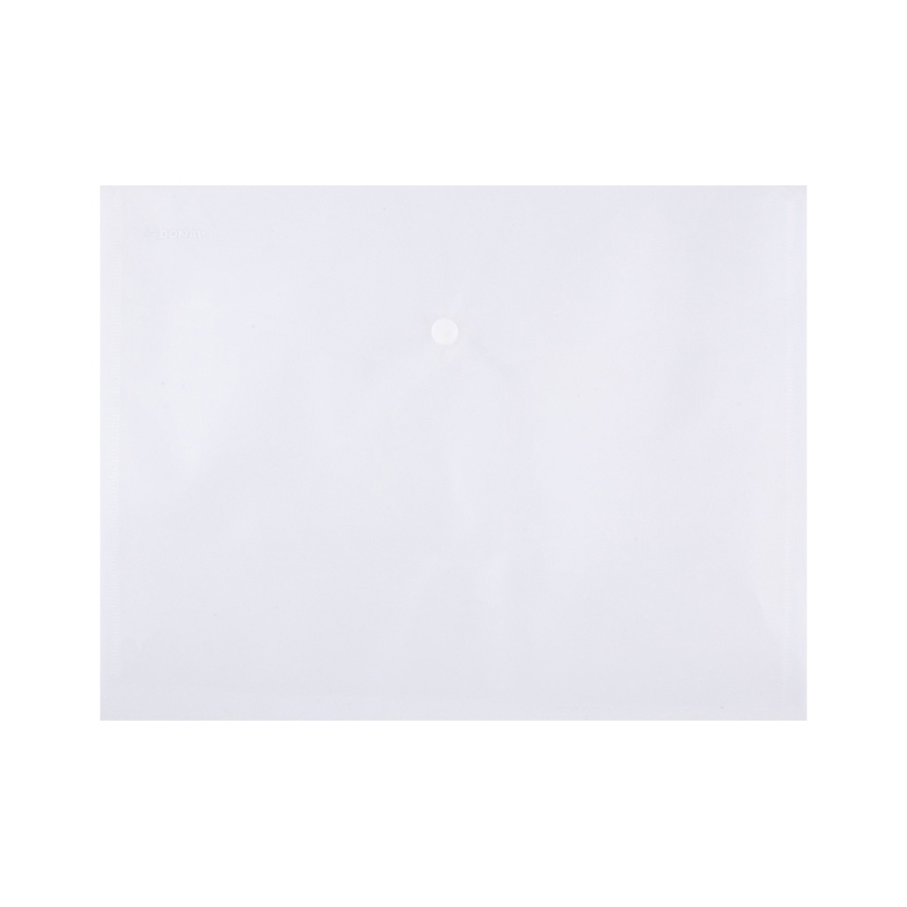 Folders - Transparent A4 Button Folder - (Donau)