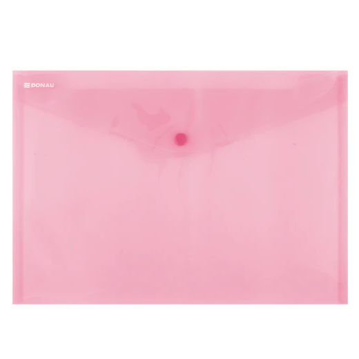 Folders - Transparent A4 Button Folder - (Donau)