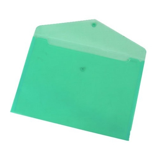 Folders - Transparent A5 Button Folder - (Donau)