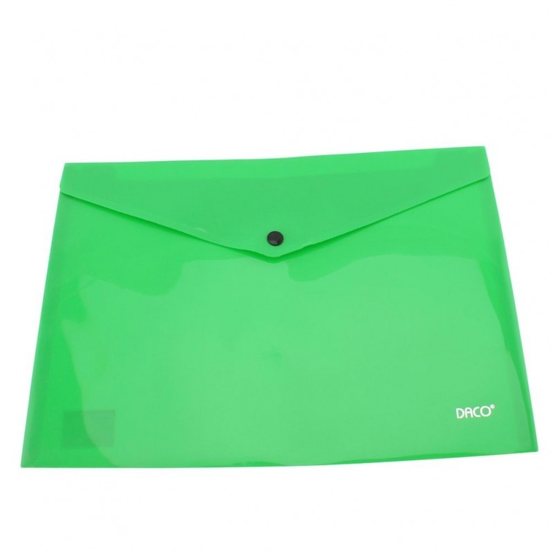 Folders - Solid Colour A4 Button Folder - (Daco)