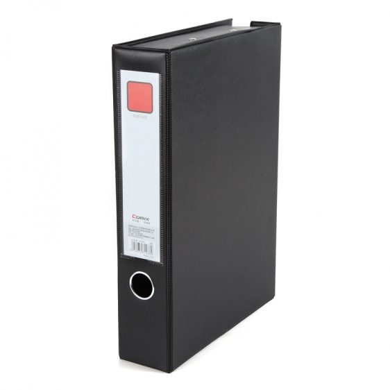 Files - Leather Box File Black - (Comix)