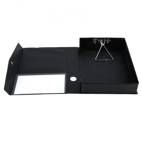 Files - Leather Box File Black - (Comix)