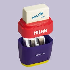 Sharpener & Eraser - 2 in 1 Capsule Mix Sharpener & Eraser - (Milan)