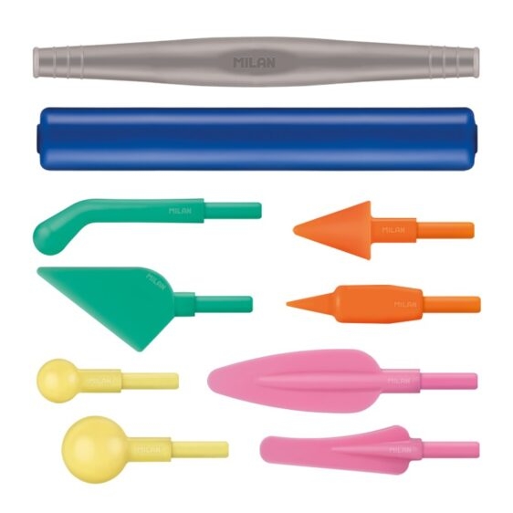 Modelling tools - 2 handles  & 8 tips (Milan)