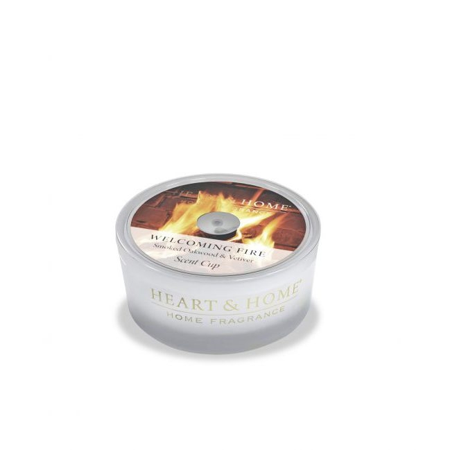 Heart & Home - Glass Scent Cup - Smoked Oakwood & Vetiver