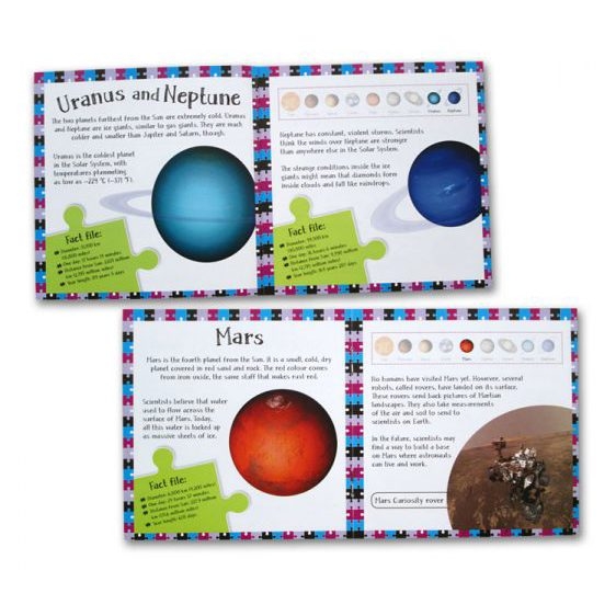 Puzzles - Solar System: Book And Jigsaw