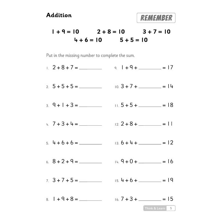 Think & Learn - Mathematics Year 4
