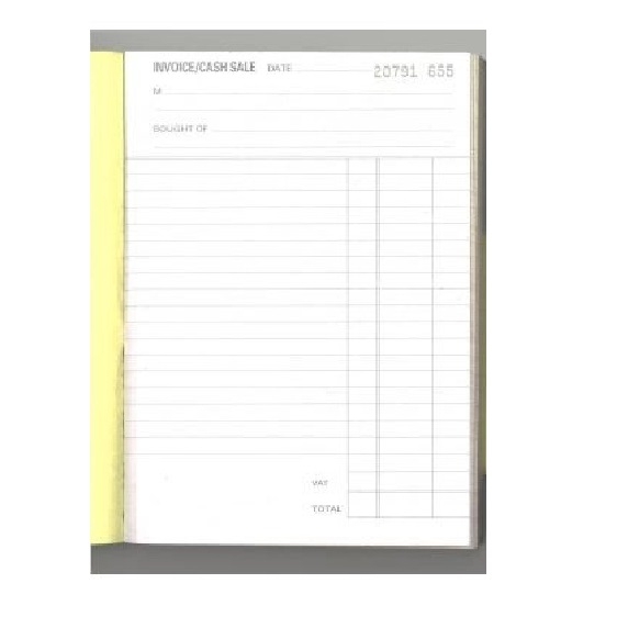 Invoice Books - Duplicate Invoice Book NCR - (Printex) - A5