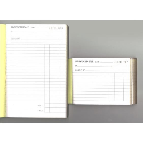 Invoice Books - Duplicate Invoice Book NCR - (Printex) - A6