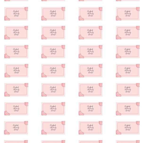 Polyester Waterproof Labels 47mm by 22mm - Custom Artwork