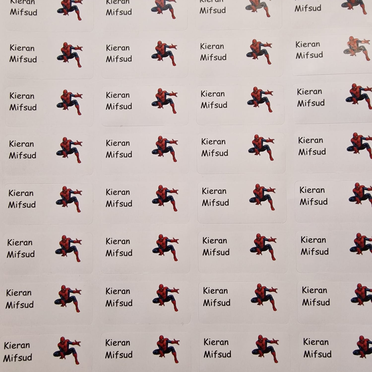 Polyester Waterproof Labels 47mm by 22mm - With Image