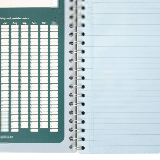 Refill Pads - A4 Wire Bound Refill Pad/Project Book with 5 plastic dividers - (Pukka Pad)