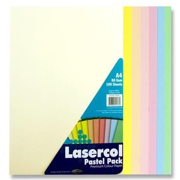 Paper - Pack of 100 A4 Coloured Paper - (Premier)