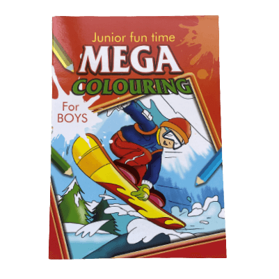 Colouring Books - Junior Fun Time Mega Colouring Book For Boys & Girls - (Richard) - For Girls
