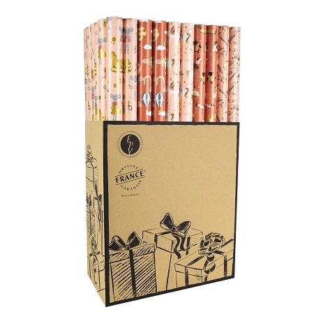 Covering - Gift Wrapping Paper Roll 70cm x 2m - Puppies