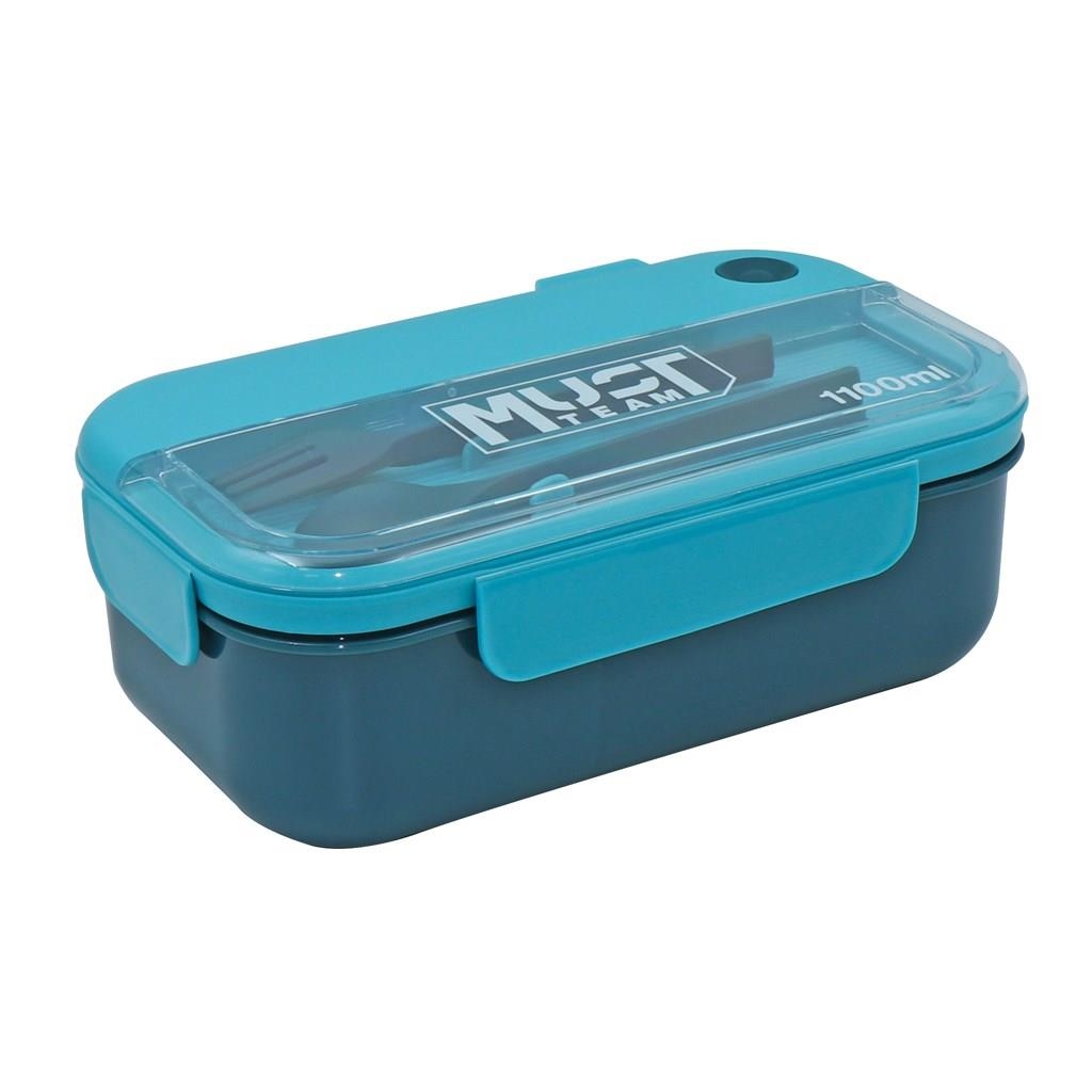 Boxes - Lunch Box with 2 Compartments and Cutlery - (Must)