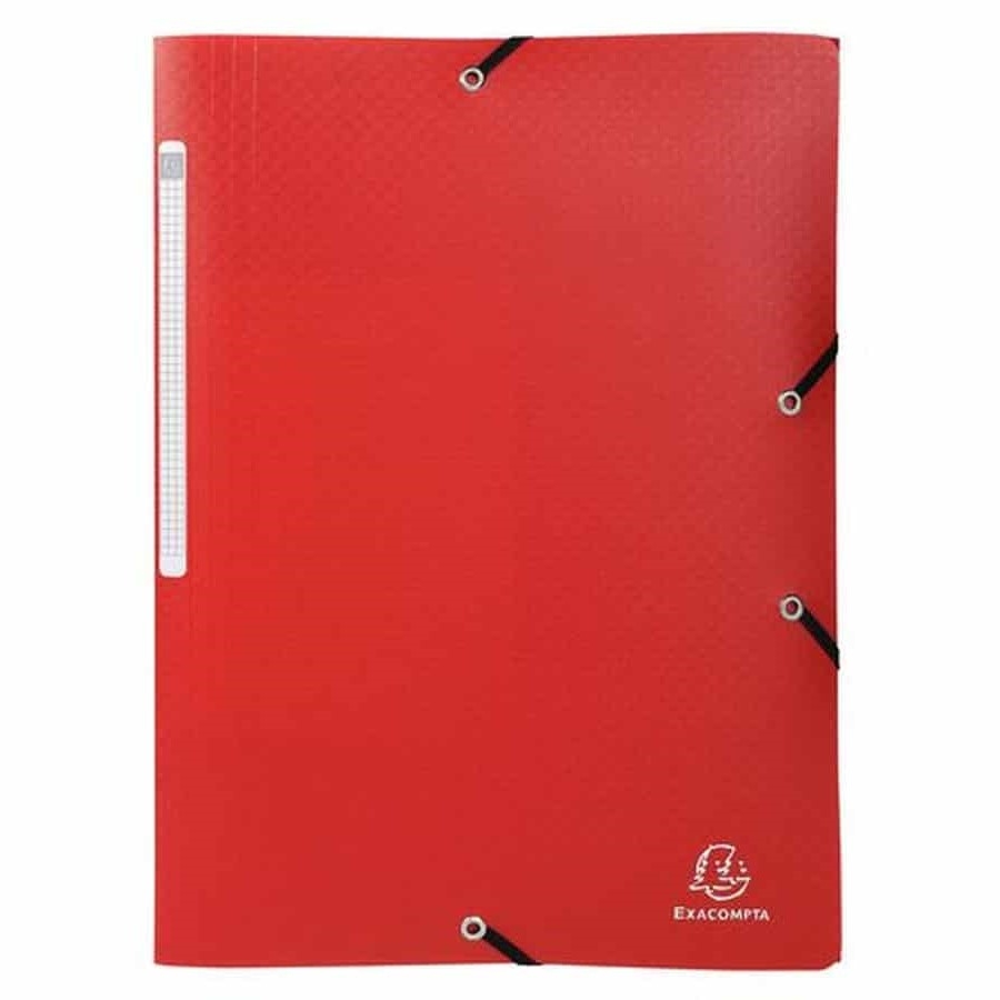 Folders – A4 Plastic Folder with Black Elastic Closure – (Exacompta)