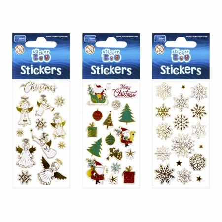Stickers - Christmas Stickers - Characters with Greetings