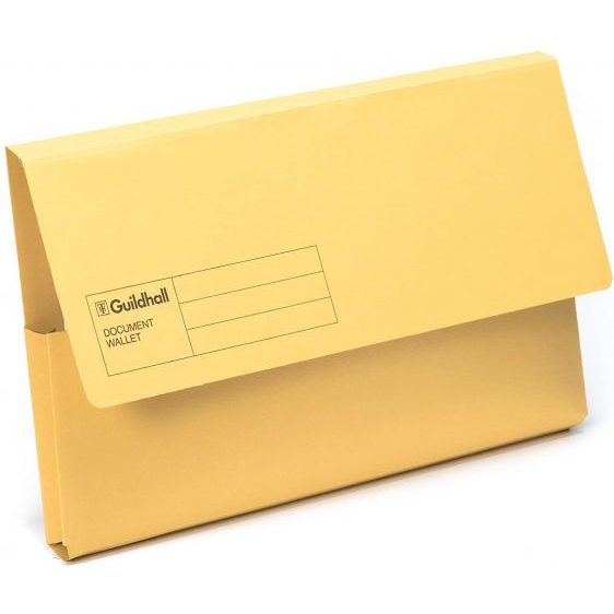 Folders - A4 Cardboard Document Wallet - (Exacompta)