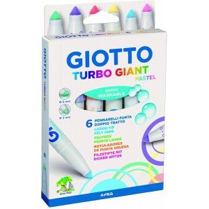 Markers - Turbo Giant Felt Pens - (Giotto)