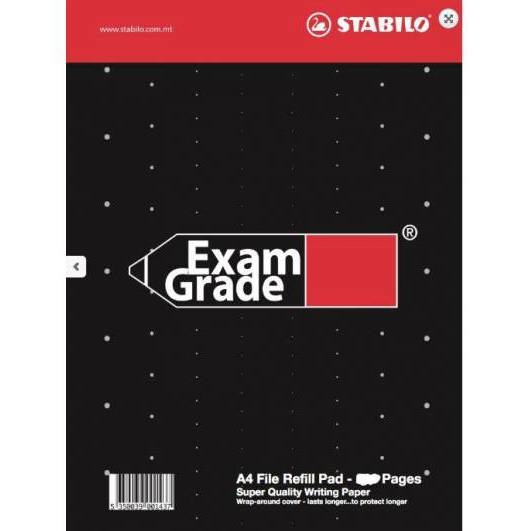 Refill Pad - Exam Grade Heat Bound A4 4 Holes- (Stabilo) - Pack of 5
