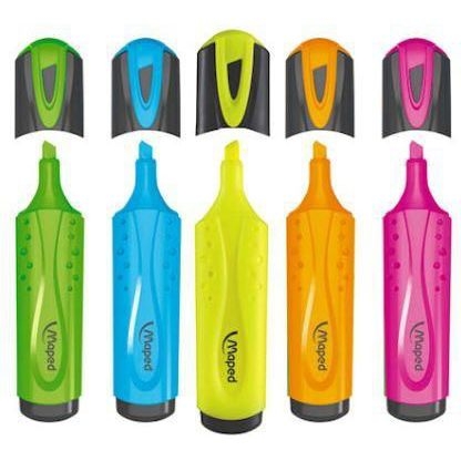 Highlighters - FLUO PEPS Highlighters & Pastel Colours - (Maped)