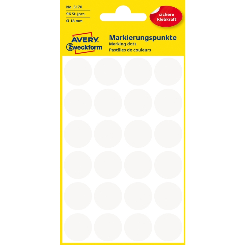 Labels - Marking Dot Labels 1 Colour - (Avery Zweckform)