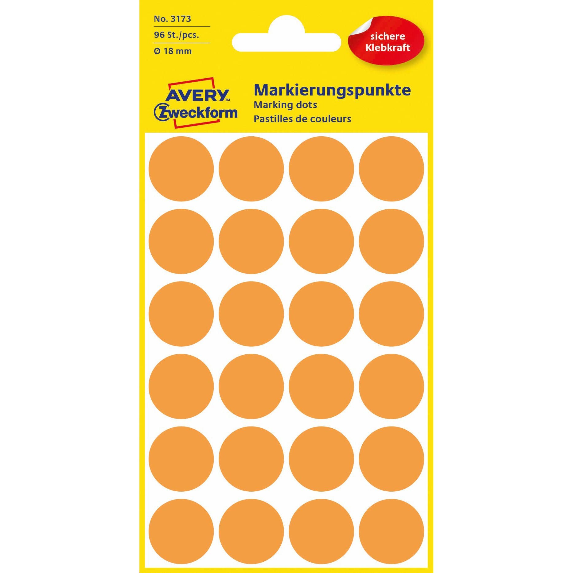Labels - Marking Dot Labels 1 Colour - (Avery Zweckform)