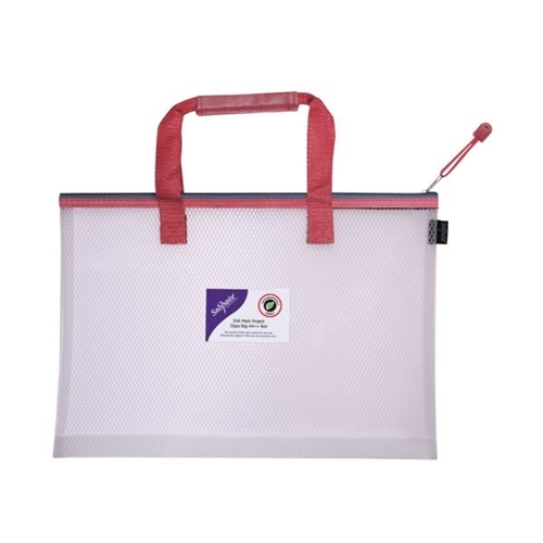 Folders - A4+ Mesh Zippa Bag with Carry Handle - (Snopake)