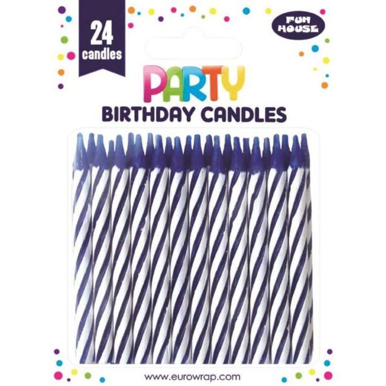 Birthday Party Candles Set of 24 - (Fun House)
