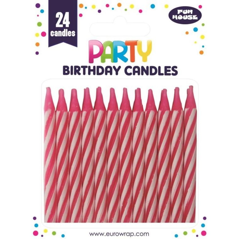 Birthday Party Candles Set of 24 - (Fun House)
